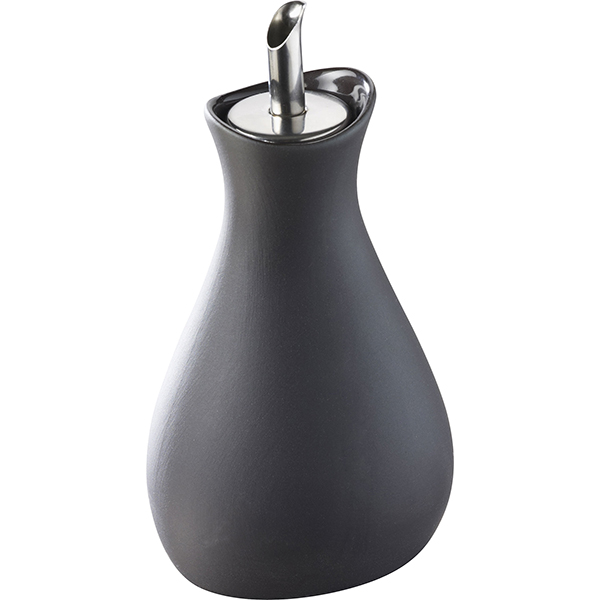 Бутылка для масла/уксуса; керамика; 250мл; D=79,H=165,L=83мм; черный REVOL 645302