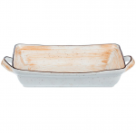 Блюдо прямоугольное с ручками Desert Fusion 300х195 мм фарфор P.L. Proff Cuisine