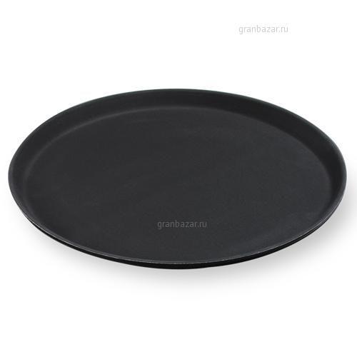 Поднос прорез. d=270 мм черный MGSteel 1100CTBl