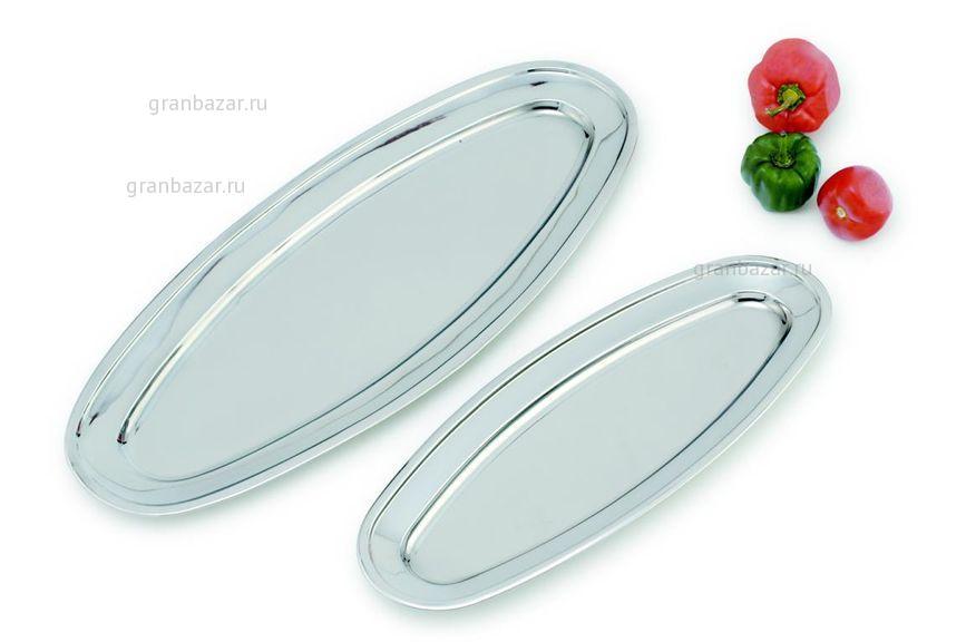 Блюдо овальное нерж. 595x243 мм для рыбы MGSteel FP60