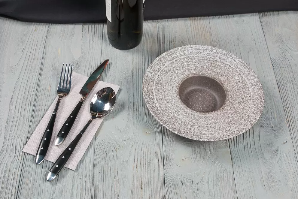 Тарелка Untouched Taiga для пасты/супа 100 мл, 220*50 мм, P.L. Proff Cuisine TYY16-228 18 шт/3шт