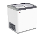 Ларь морозильный FROSTOR GELLAR FG 250 E гнутое стекло серый (R290)