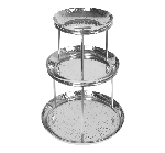 Этажерка 3-х ярусная для морепродуктов d=200/250/300мм нерж. Luxstahl