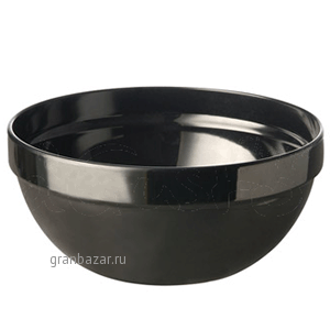 Салатник; пластик; 500мл; D=14,H=6.5см; черный APS 83701