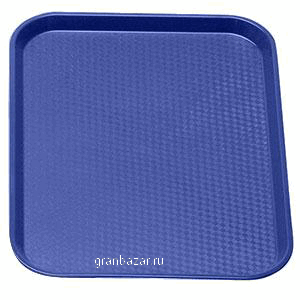Поднос для Фаст Фуд; L=45,B=35см; синий Cambro 1418FF168