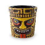 Бокал стакан для коктейля Tiki 430 мл d94 мм h97 мм желто-коричневый керамика P.L. Proff Cuisine TIKI0068 SUB