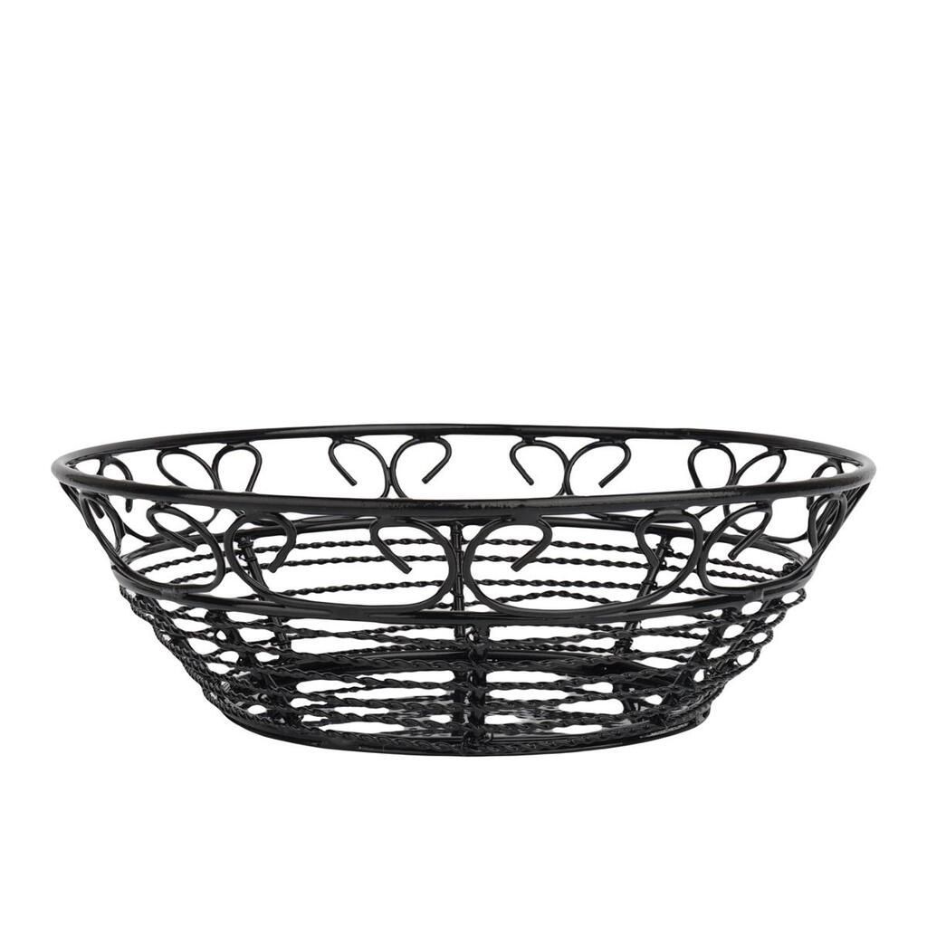 Корзинка для подачи 205 мм h60 мм черная нерж. P.L. Proff Cuisine BSK101