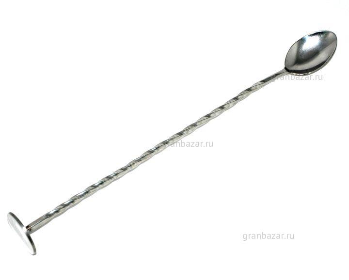 Ложка барменская с метал. кнопкой 280 мм MGSteel BRS11FH