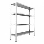 Стеллаж кухонный Luxstahl СР-1800х1200х600/4 нерж