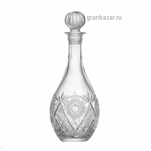 Графин б/ручки; хрусталь; 750мл; H=310,B=95мм; прозр. Неман 6207