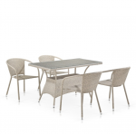 Комплект плетеной мебели T198D/Y137C-W85 Latte