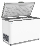 Ларь морозильный FROSTOR F 400 S белый (серая рамка) STANDART R290 (пропан)