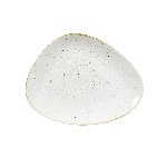 Блюдо треугольное CHEFS без борта Stonecast 265х205мм Barley White Churchill SWHSTC261