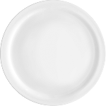 Блюдо «Кейрвейр» круглое;стекло;D=255,H=21мм;белый Bormioli Rocco 415517FTC021990