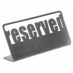 Табличка настольная «Reserved 1» Luxstahl 140х50 мм