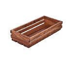Подставка д/специй; дуб; H=50, L=250, B=120мм; коричнев. PPwood Q815O-00N