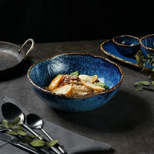 Салатник Aqua Blue d=210 мм, h=76 мм, 1300 мл, фарфор P.L. Proff Cuisine ZA0305-8-A