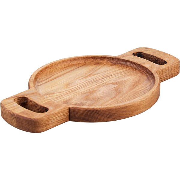 Доска для подачи; дуб; D=20см PPwood Q120O-06N