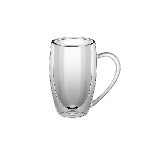 Кружка с двойными стенками Thermo Glass 300 мл. d=75 мм. h=120 мм. Wilmax /1/60/ 888740