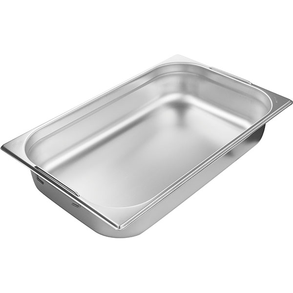 Гастроемкость GN 1/1 с ручками;сталь нерж.;10л;,H=100,L=530,B=325мм;металлич. Prohotel E811-4H/92504/H11100