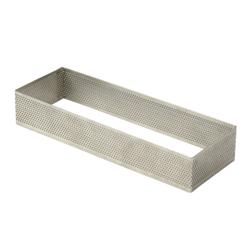 Форма прямоугольная перфорированная 120х40х35 мм, P.L. Proff Cuisine CRRT12435P