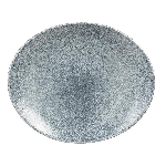 Блюдо овальное без борта Studio Prints Raku 270х229мм Topaz Blue Churchill RKTBOP581