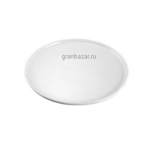 Блюдо д/пиццы «Кунстверк»; фарфор; D=35.5,H=1,L=35.3,B=35.3см; белый KunstWerk A2050