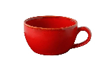Чашка RED фарфор, 250 мл, d 96 мм, h 55 мм, красный Porland 322125 красный