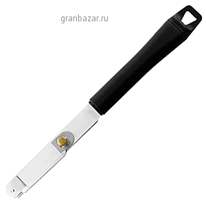 Нож д/чистки спаржи; сталь,пластик; L=240/110,B=24мм; металлич.,черный Paderno 48280-85