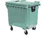 Мусорный контейнер п/э 1100л. MGBE-1100 R с колесами в комплекте