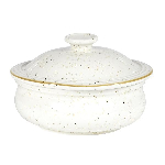 Горшок для запекания с крышкой Stonecast 0,43л d140мм Barley White Churchill SWHSLSPT1