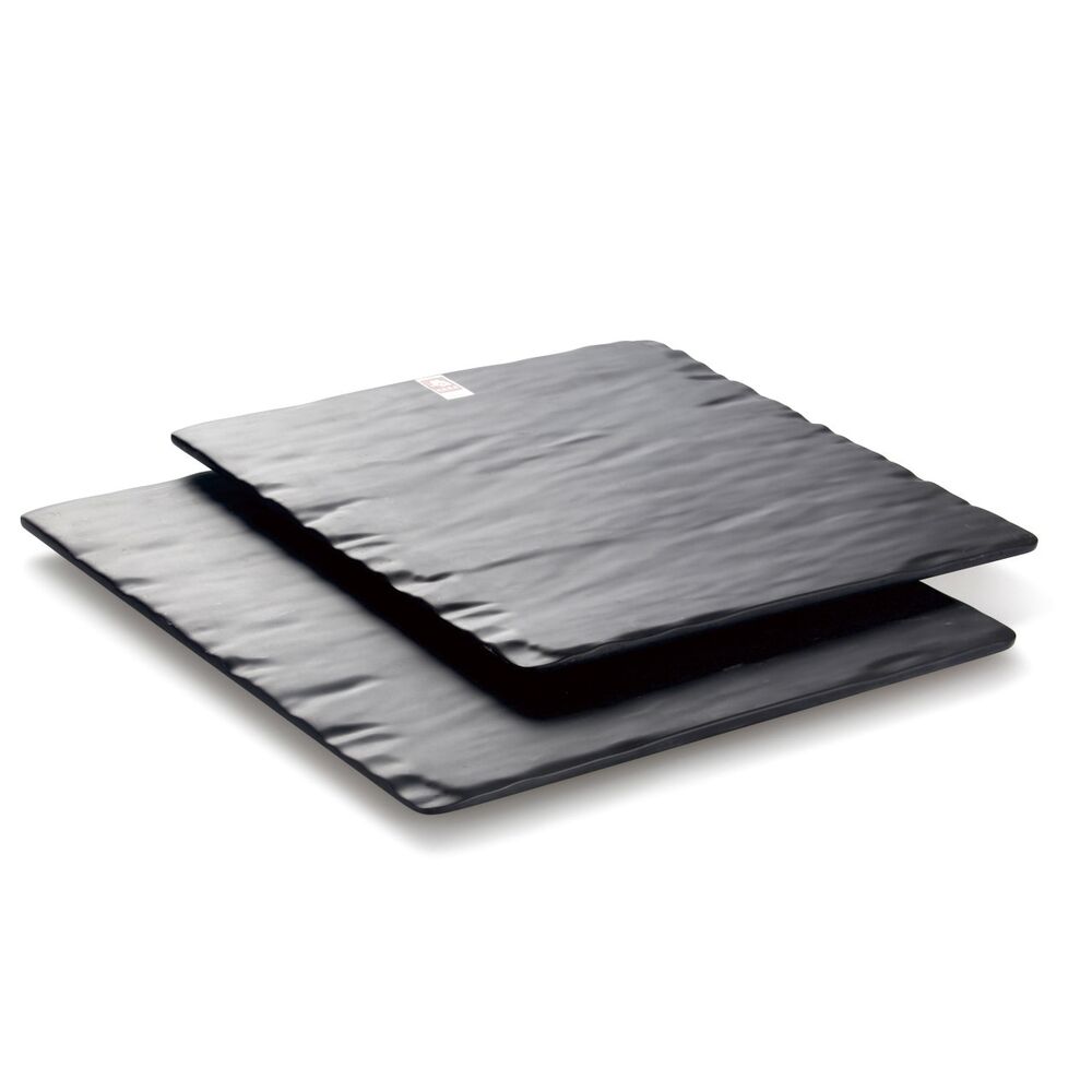 Блюдо поднос меламиновый черный 370х370х20 мм P.L. Proff Cuisine M418091-MS
