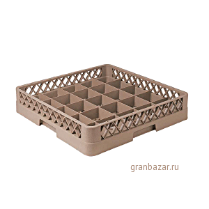 Кассета базовая (25ячеек); полипроп.; H=10,L=50,B=50см; бежев. Prohotel JW-25