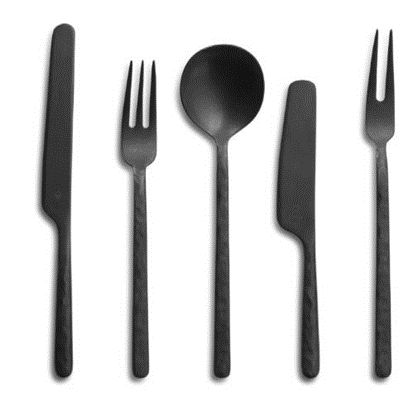 Вилка широкая Kodai Q23 Vintage Black черный COMAS 7080