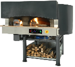 Печь для пиццы ротационная на дровах/электрика MORELLO FORNI MRE110 BBQ