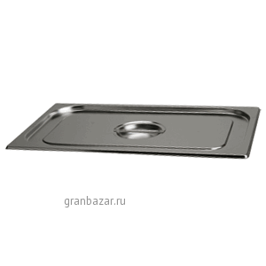 Крышка к гастр-ти (2/4); сталь нерж.; L=53,B=16.2см; металлич. Prohotel 91895/E824-L