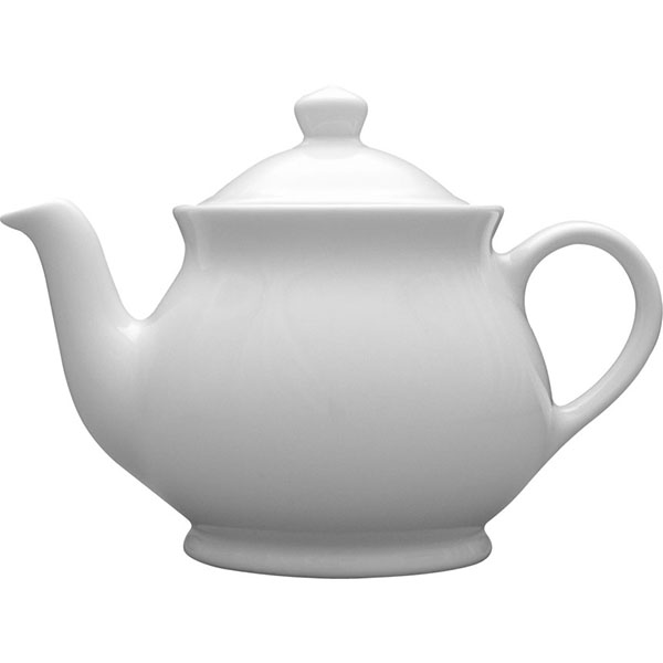 Чайник с крышкой «Грэйс»; фарфор; 0,5л; D=90,H=120,L=185мм; белый Lubiana 2021