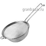 Дуршлаг-сито «Проотель» сталь; D=14,H=10,B=34см; металлич. Prohotel SRS14