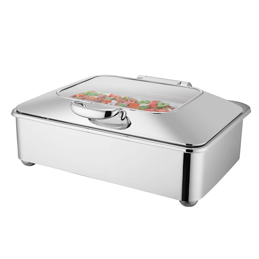 Мармит электрический Kalida 8,5 л 1/1*65 с откидной крышкой и окном Sunnex W16-1102T+W16-1102B