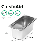 Гастроемкость CuisinAid 1/3 h=150 нерж. 325х176х150 CD-813-6 /20