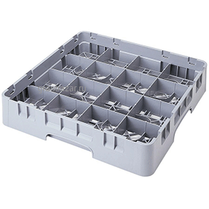 Кассета д/чашек (16ячеек); пластик; H=10.7,L=50,B=50см; серый Cambro 16C414151