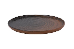 Тарелка с бортом BROWN фарфор, d 240 мм Porland 18AC24 LYKKE BROWN