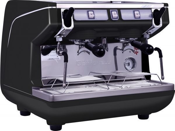 Кофемашина-полуавтомат Nuova Simonelli Appia Life Compact 2Gr S 220V black+economizer+high groups