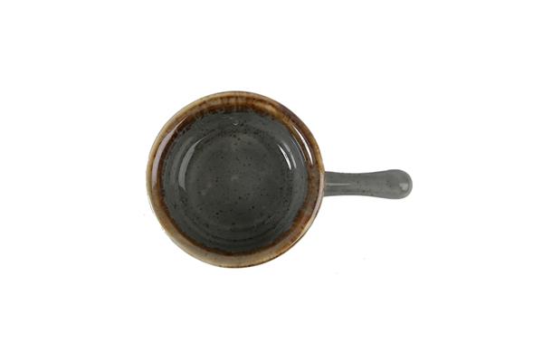 Соусник DARK GREY фарфор, 50 мл, d 60 мм, h 25 мм Porland 808111 темно-серый