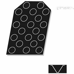 Форма конд.60*40см,d=7см h=6см 20шт. Paderno 47740103