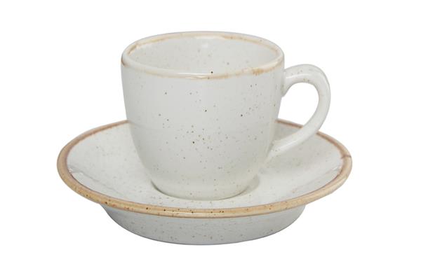 Блюдце для кофейной чашки 120 мм бежевый Seasons Porland 22112 BEIGE