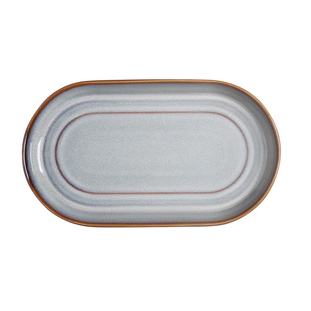 Блюдо Evolution Mont Blanc 240х138 мм h28 мм овальное P.L. Proff Cuisine 11011-off white