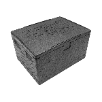 Термоконтейнер «Нормал» до 50 кг полипроп. 131л ,H=450,L=800,B=600 ммTermobox черный