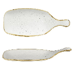 Блюдо сервировочное без борта с ручкой Stonecast 284мм Barley White Churchill SWHSPDLH1