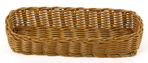 Корзинка пластиковая 270х90 мм коричневая